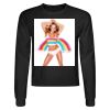 Crop Top Unisex Manga Larga Miniatura
